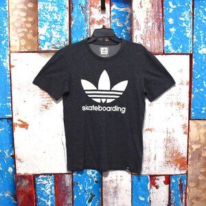 Men's Adidas Skateboarding Originals T-Shirt Short Sleeve SMALL Gray